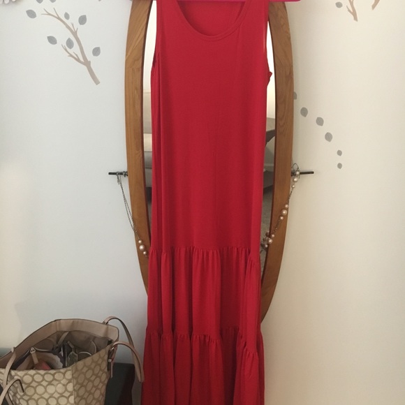 : T-Shirt Comfy/Cute Red Dress - Picture 5 of 5